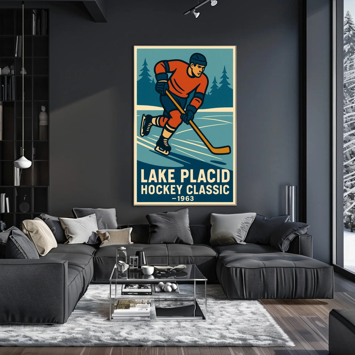 Lake Placid Hockey Classic Poster