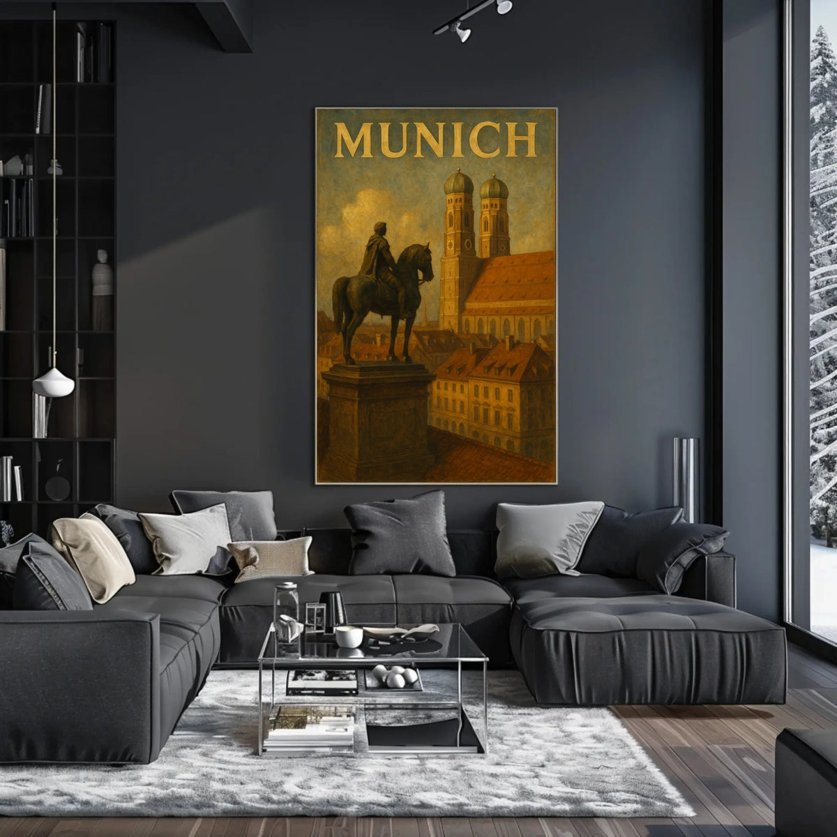 Munich Cityscape Poster