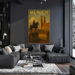 Munich Cityscape Poster