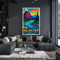 Glacier National Park Montana Poster