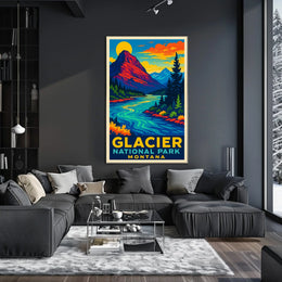 Glacier National Park Montana Poster