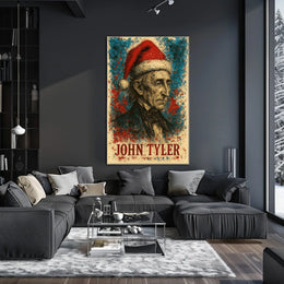 John Tyler 10th President of the United States Christmas SeriesPoster