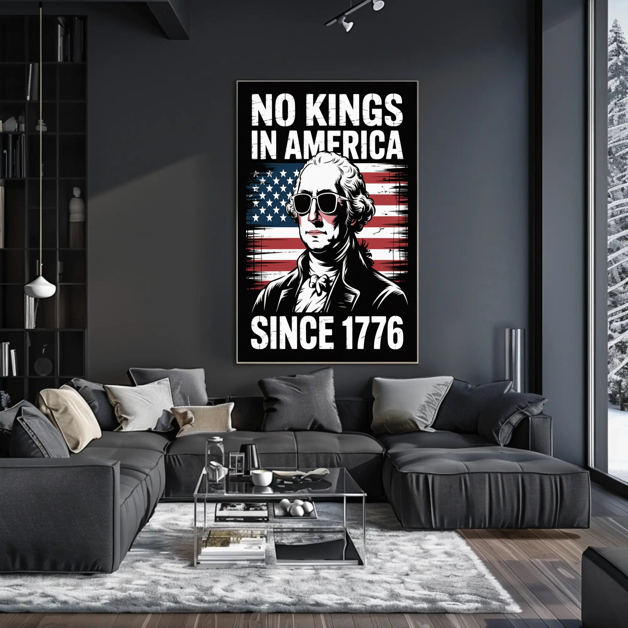 American Independence Founding Father Vintage Historical or Presidential Poster