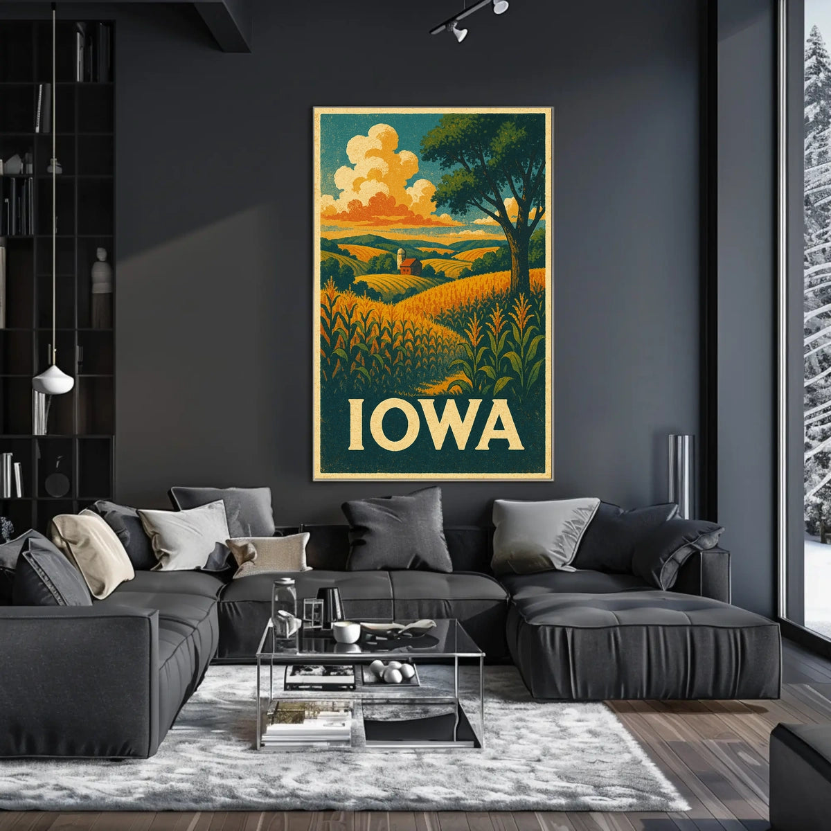 Scenic Iowa Landscape Poster