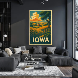 Scenic Iowa Landscape Poster