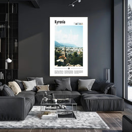 Kyrenia Mediterranean Escape Travel Poster PosterGoat