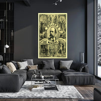 Heller's Wonders Vintage Magic Illusion Cultural Heritage Poster