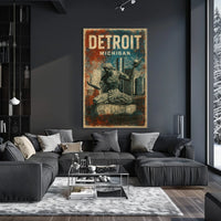 Spirit Of Detroit Poster