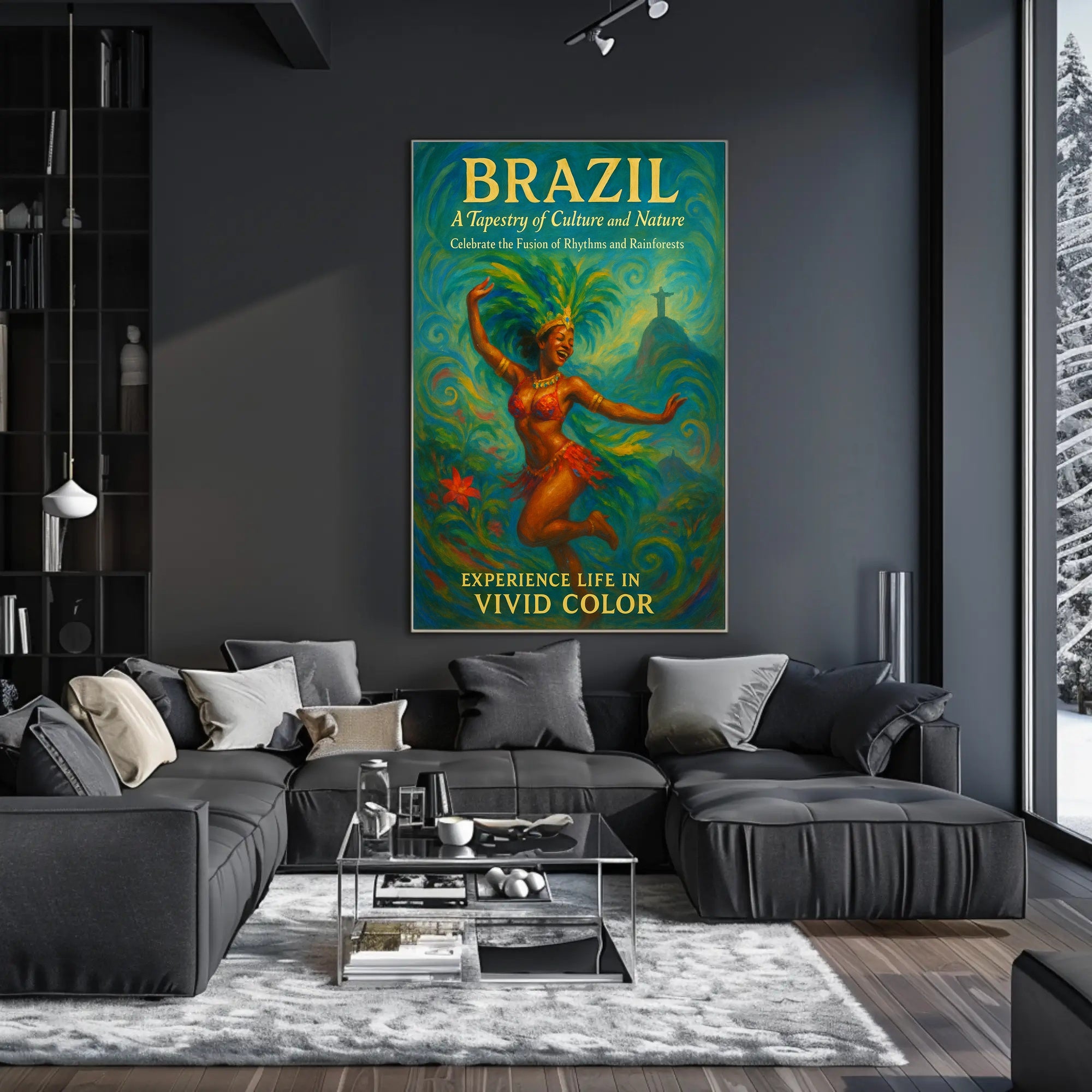 Brazil A Tapestry Of Culture And Poster