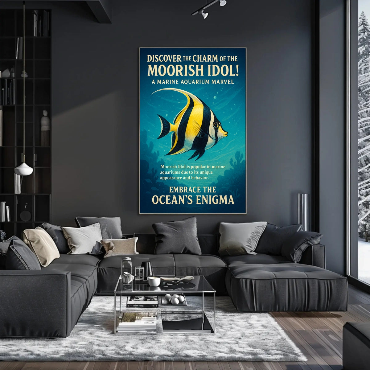 Discover the Charm of the Moorish Idol Poster