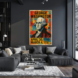 George Washington First President Poster