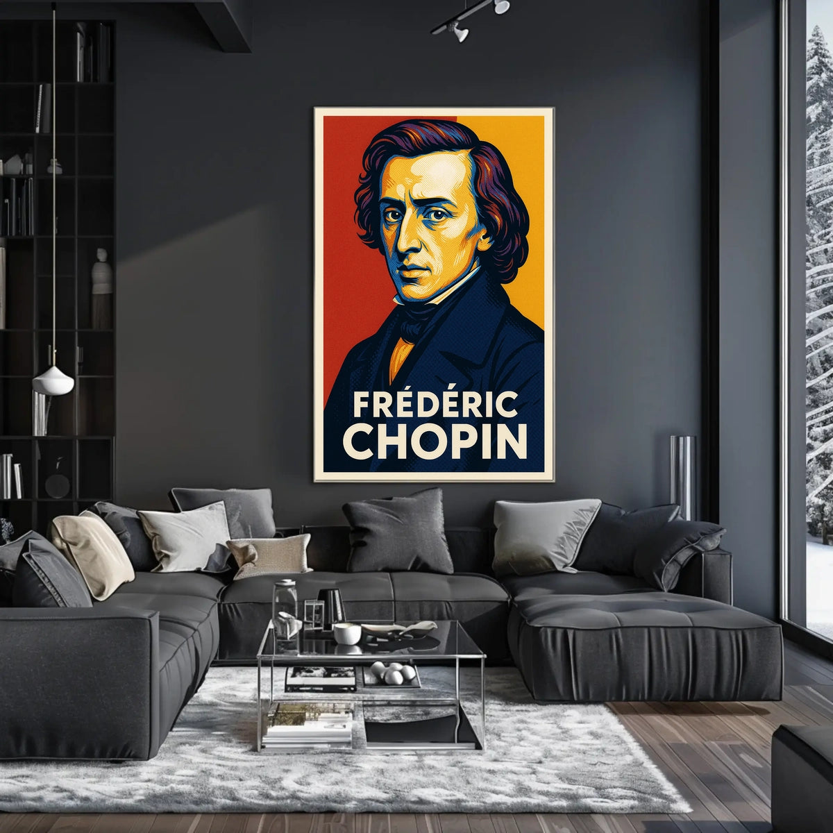 Frédéric Chopin A Tribute In Art Poster