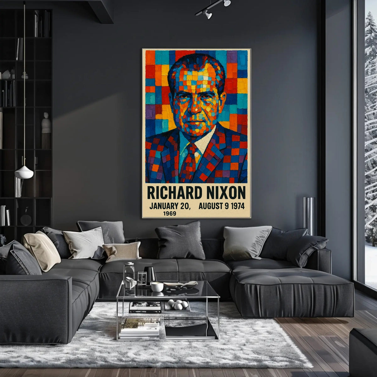 Richard Nixon Presidential Tenure Poster