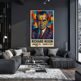 Richard Nixon Presidential Tenure Poster
