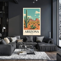Arizona Desert Adventure Travel Poster