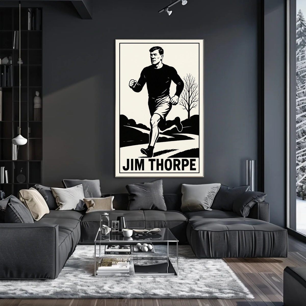 Jim Thorpe Athletic Icon Poster