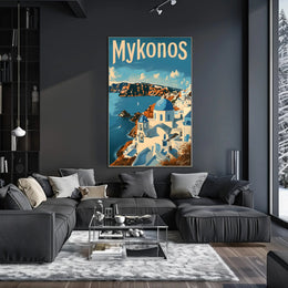 Mykonos Dreamscape Poster
