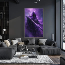 Ethereal Skeletal Knight Unveils Mystical Fantasy Realm Poster PosterGoat