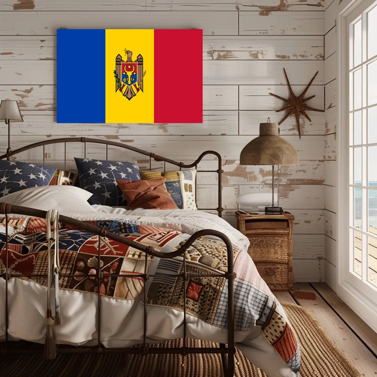 Moldova, Republic of Flag Poster