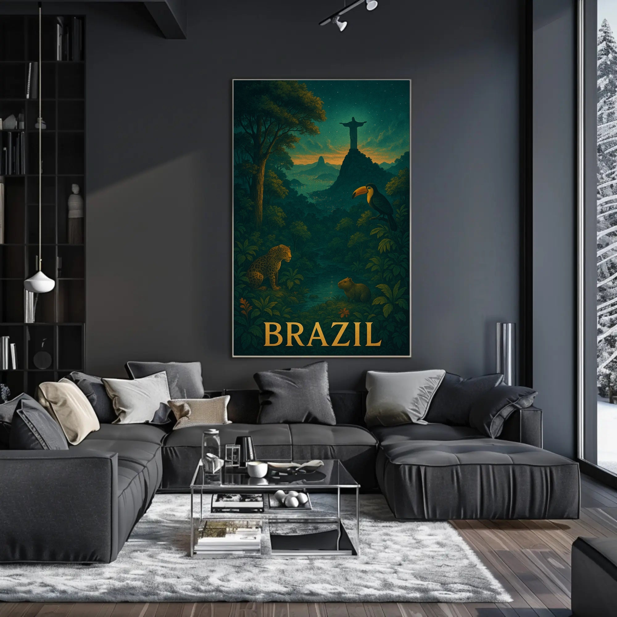 Brazil A Natural And Cultural Wonder Poster