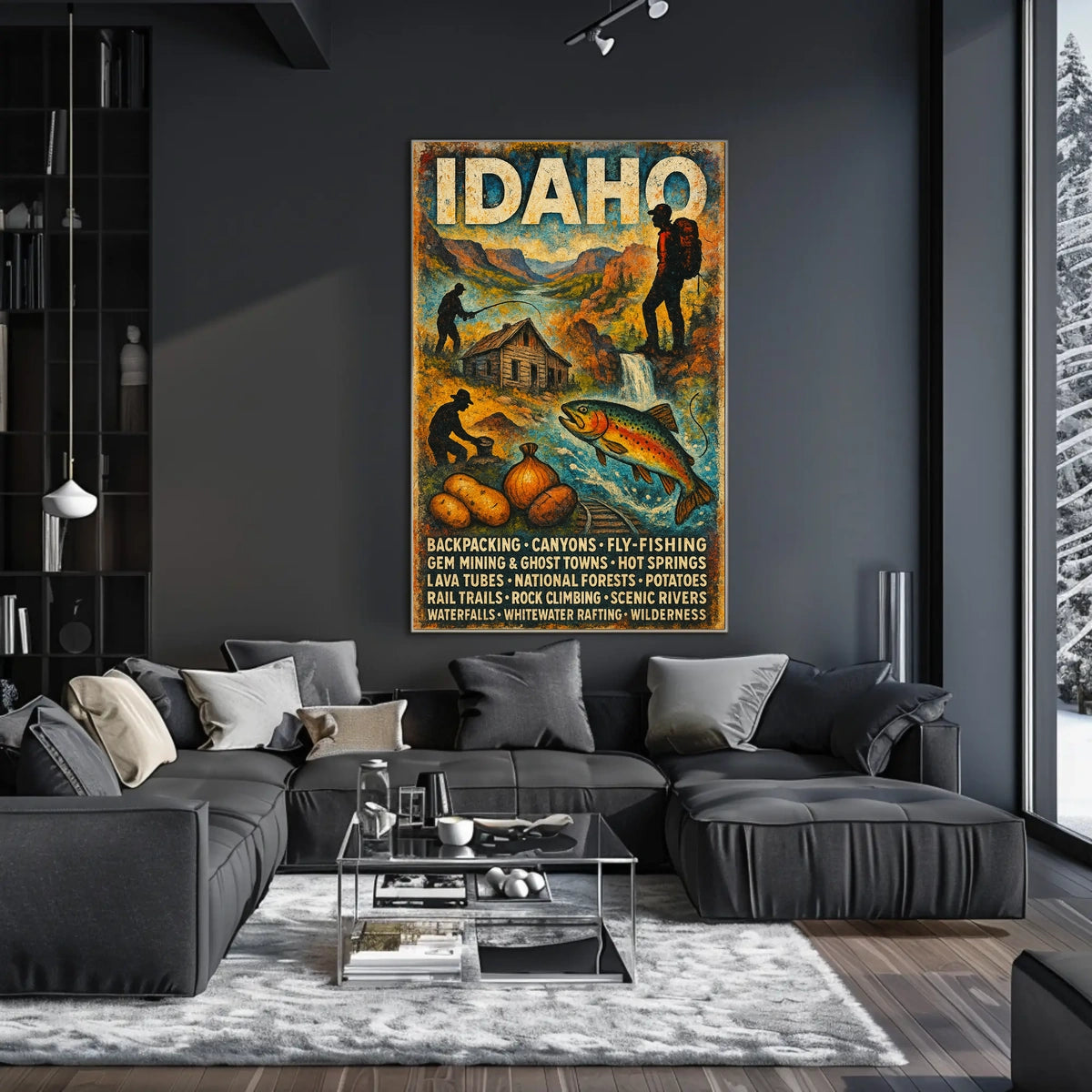 Discover Idahos Wilderness Poster