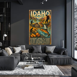 Discover Idahos Wilderness Poster
