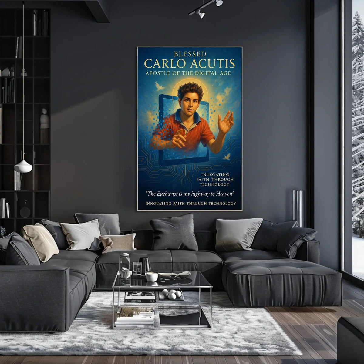 Blessed Carlo Acutis Apostle of the Digital Age Poster
