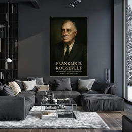 Franklin D Roosevelt 32nd President Poster Wall Art