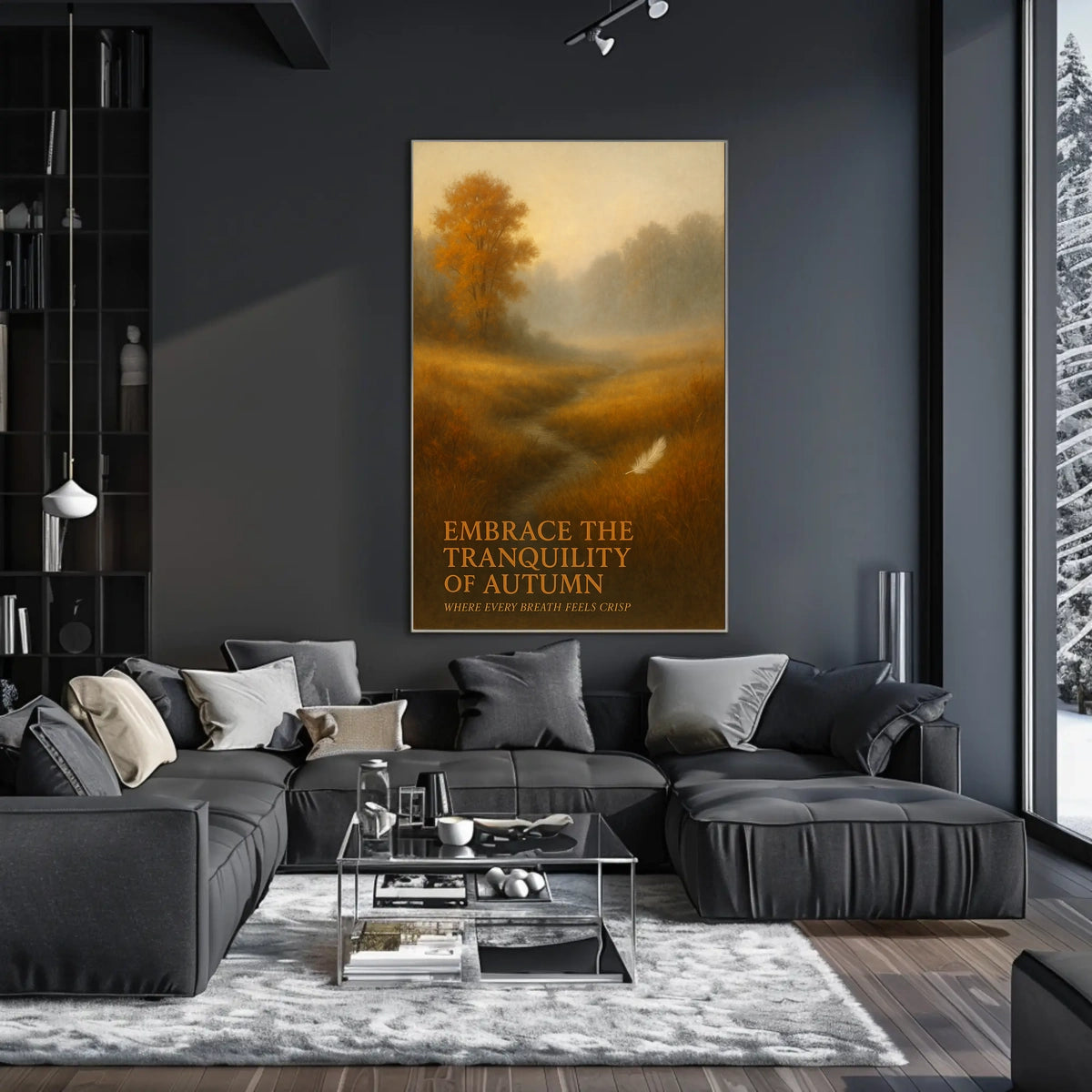 Embrace the Tranquility of Autumn Poster
