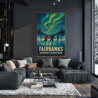 Aurora Christmas Fairbanks Poster