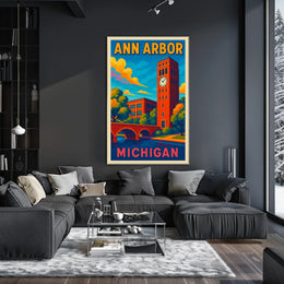 Ann Arbor, Michigan Poster
