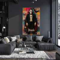 Vampire Chic: Dramatic Dracula Art Pop Culture Poster