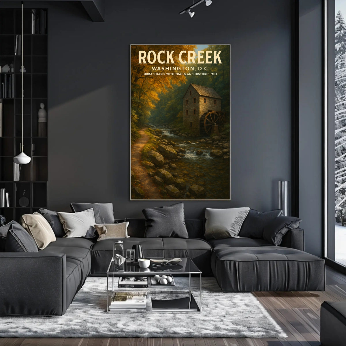 Rock Creek Urban Oasis In Washington, Poster