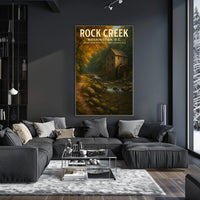 Rock Creek Urban Oasis In Washington, Poster
