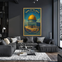 Dome Of The Rock A Symbol Of Harmony Poster