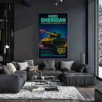 M551 Sheridan Airborne Armored Poster