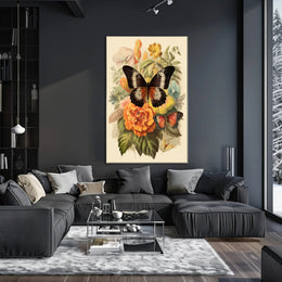 Blossoms and Butterflies Poster