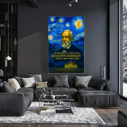 Benjamin Harrison 23rd President of the United States Presidential Masterpiece Series Poster