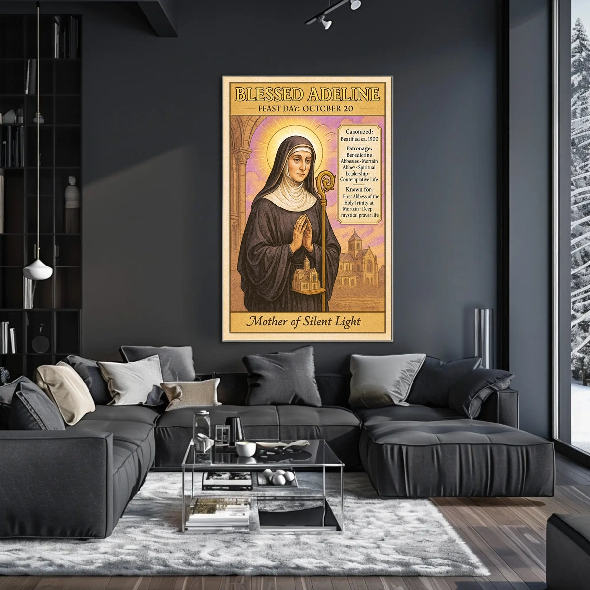 Blessed Adeline Mother of Silent Light Poster