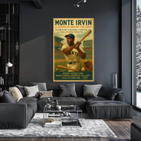 Monte Irvin A Baseball Legend Poster