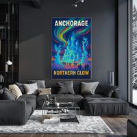 Anchorage Northern Glow Poster