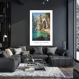 Furore Fjord Scenic Travel Poster PosterGoat