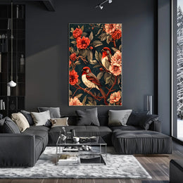 Birds and Blossoms Wall Art Print