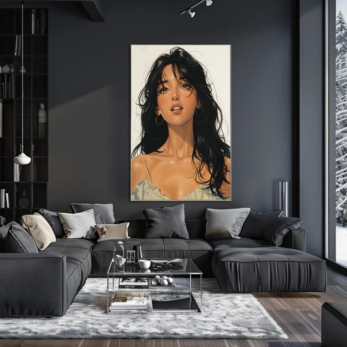 Enigmatic Portrait Poster