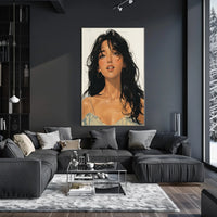 Enigmatic Portrait Poster