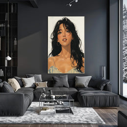 Enigmatic Portrait Poster