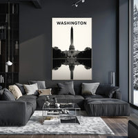 Washington Monument Reflection Poster