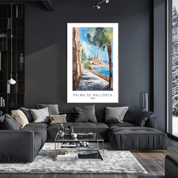 Scenic View of Palma de Mallorca Poster PosterGoat