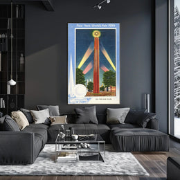 The Star Pylon 1939 Worlds Fair Poster Abstract Wall Art