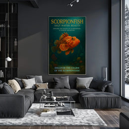 Scorpionfish Salt Water Beauty Poster